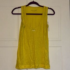 NWT Zadig & Voltaire yellow tanktop